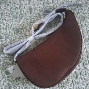H&M Brown Suede Purse